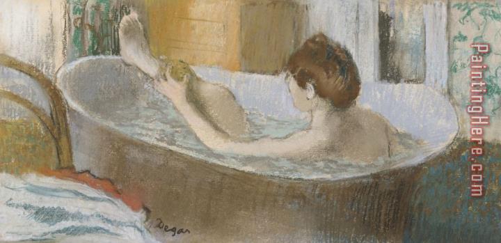 Edgar Degas Woman in her Bath